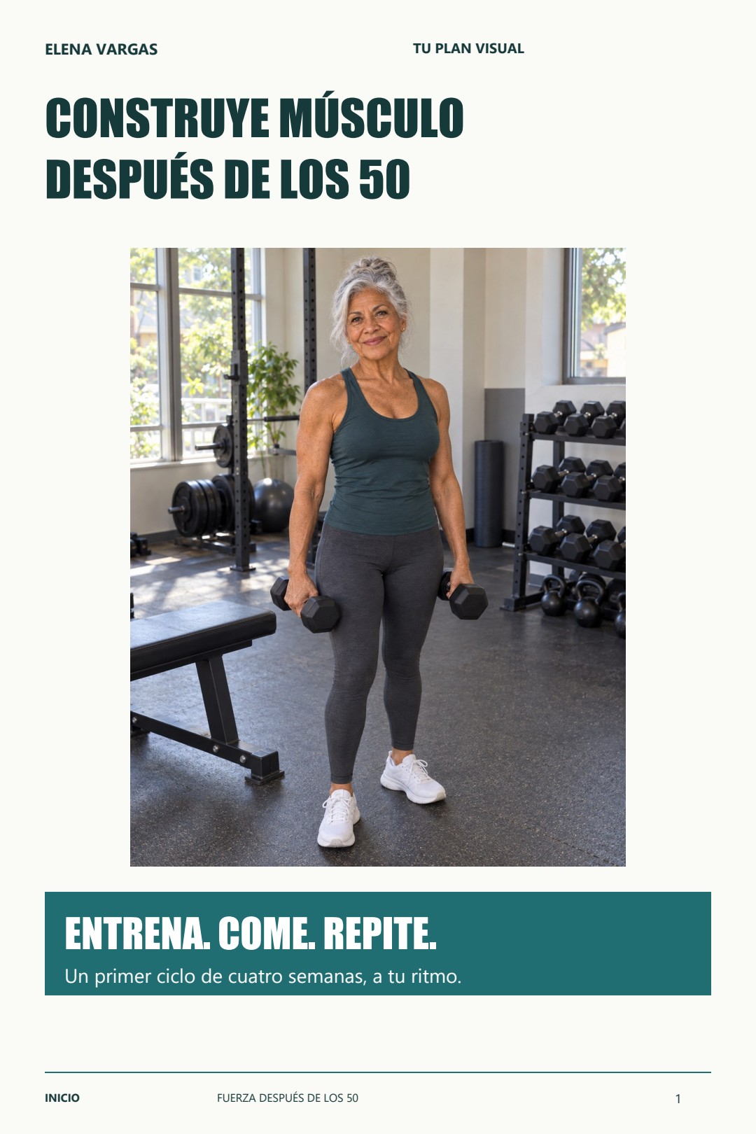 Portada real del plan visual de Elena Vargas